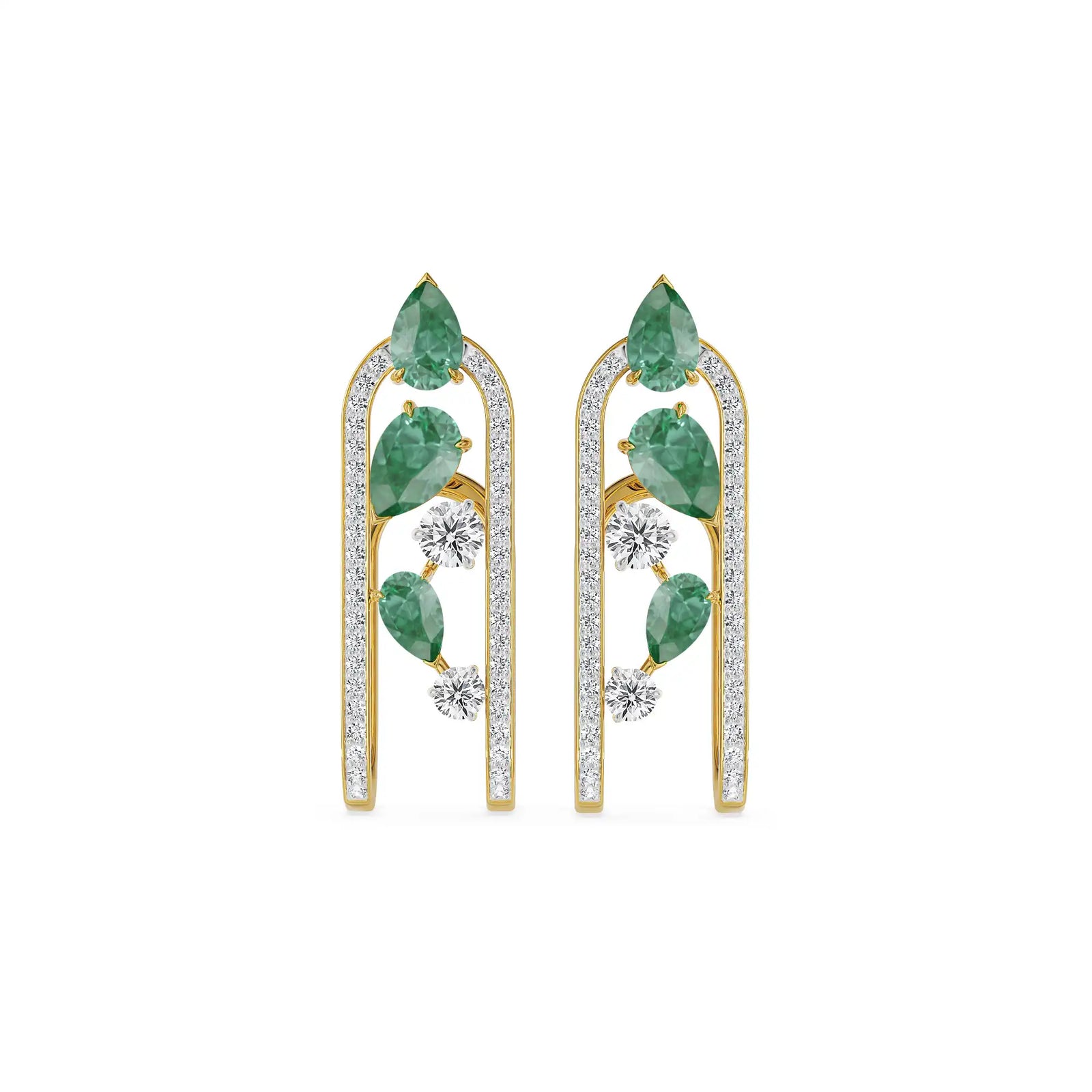 Ethera Gemstone Lab Grown Diamond Earrings
