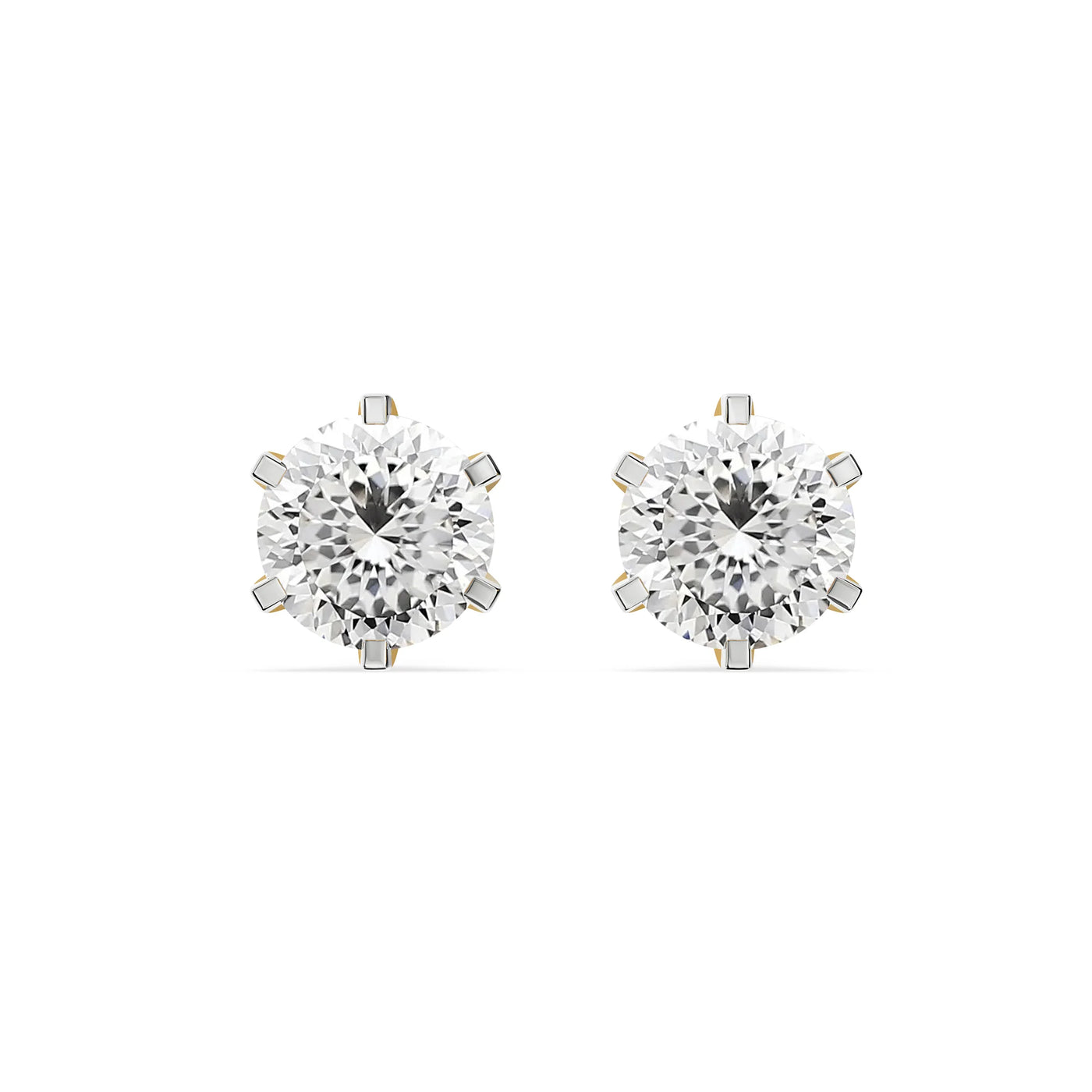 Potuguese Cut Lab Grown Diamond Studs