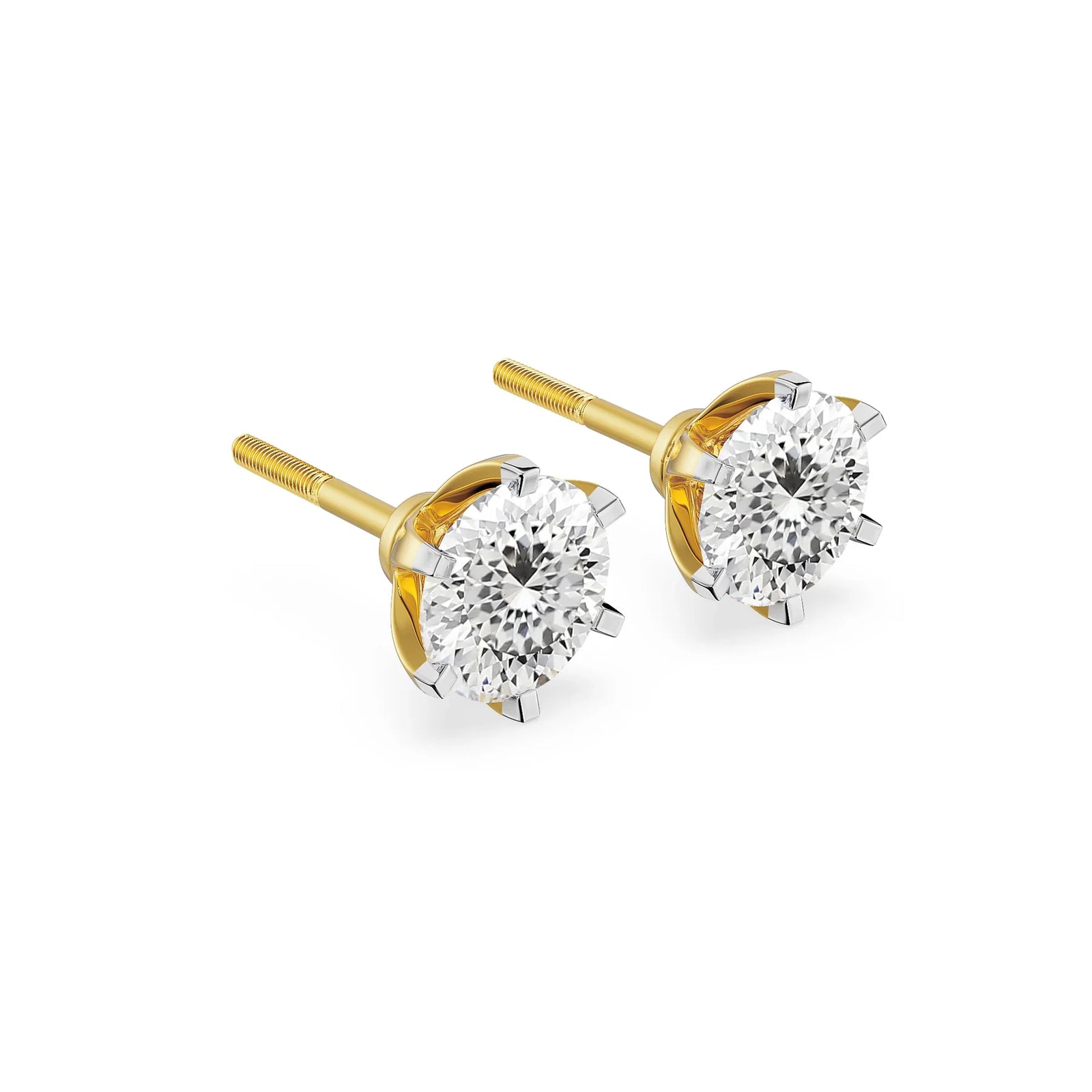 Potuguese   Cut   Lab   Grown   Diamond   Studs_in_stock
