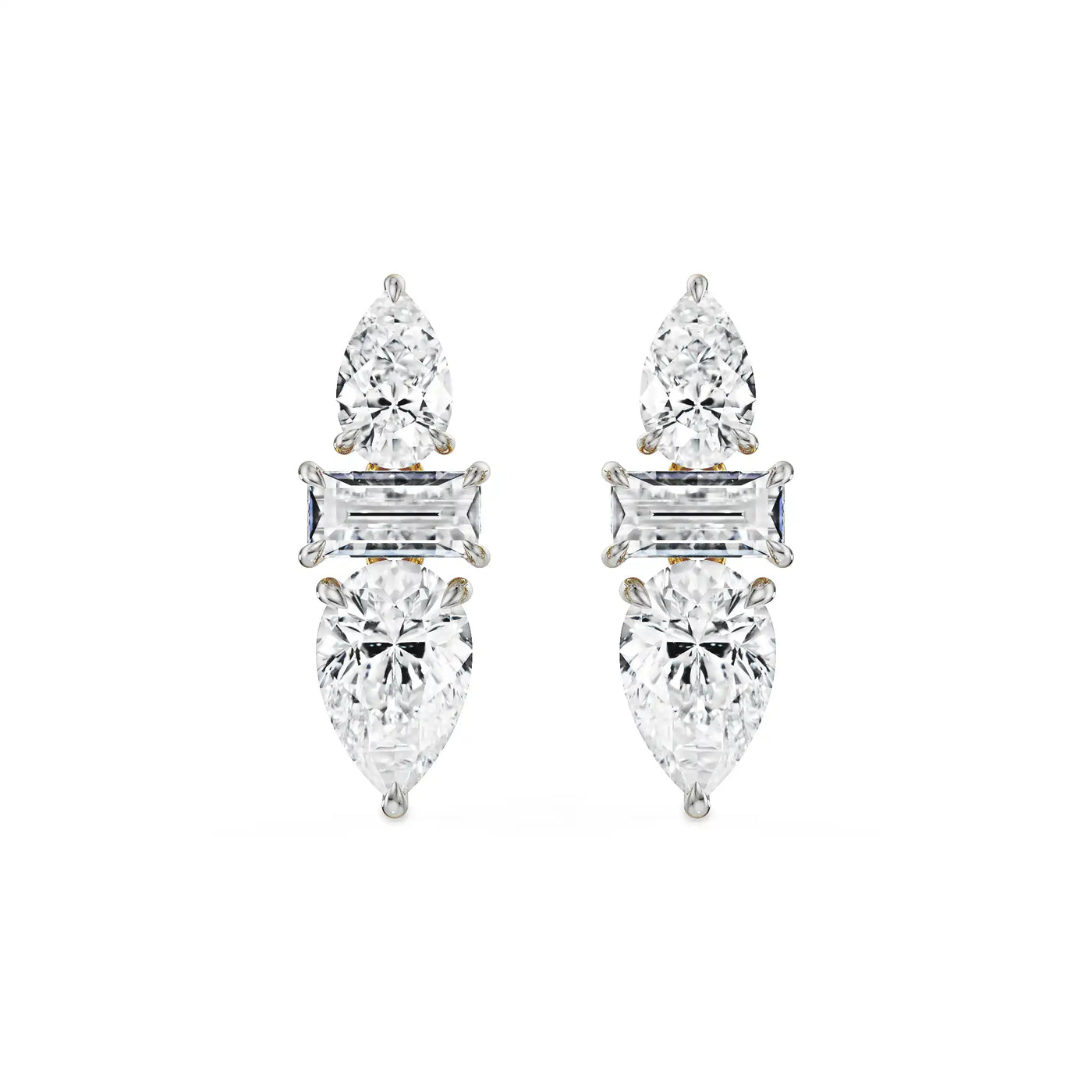 Peary Trio Lab Grown Diamond Studs