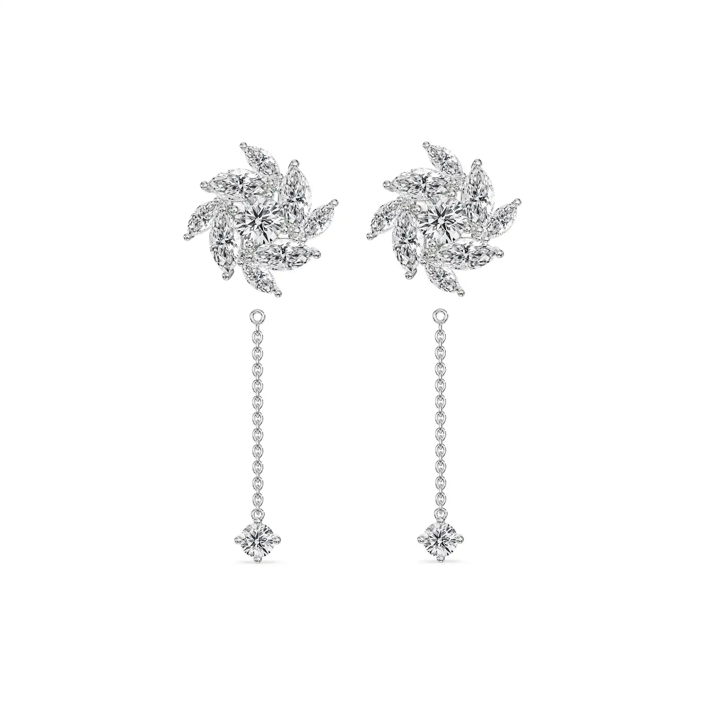 Fiery Fling Lab Grown Diamond Earrings