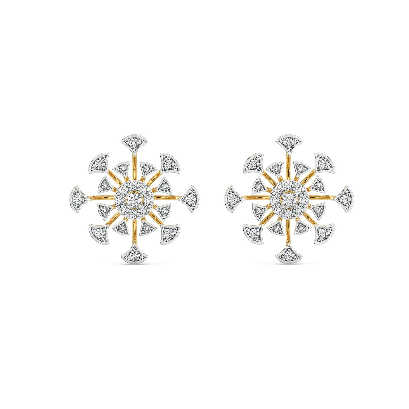 Galaxy Blossom Lab Grown Diamond Earrings