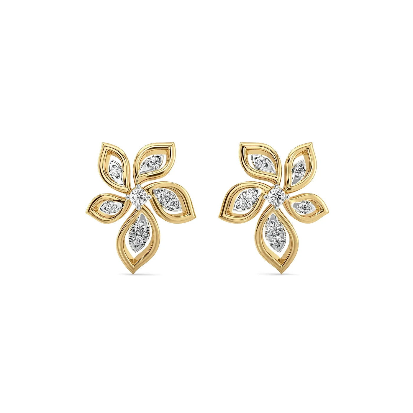 Elegant Flora Lab Grown Diamond Earrings_in-stock