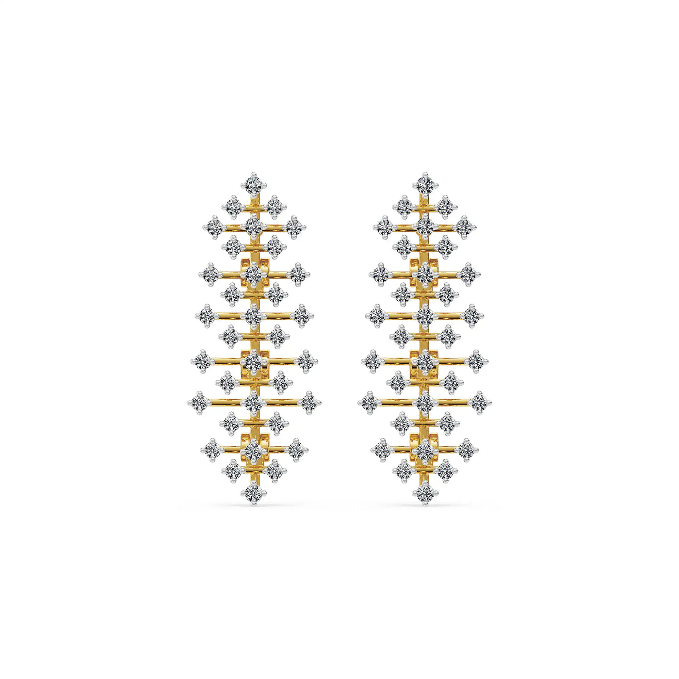 Starlit Rosé Lab Grown Diamond Chandelier Earrings