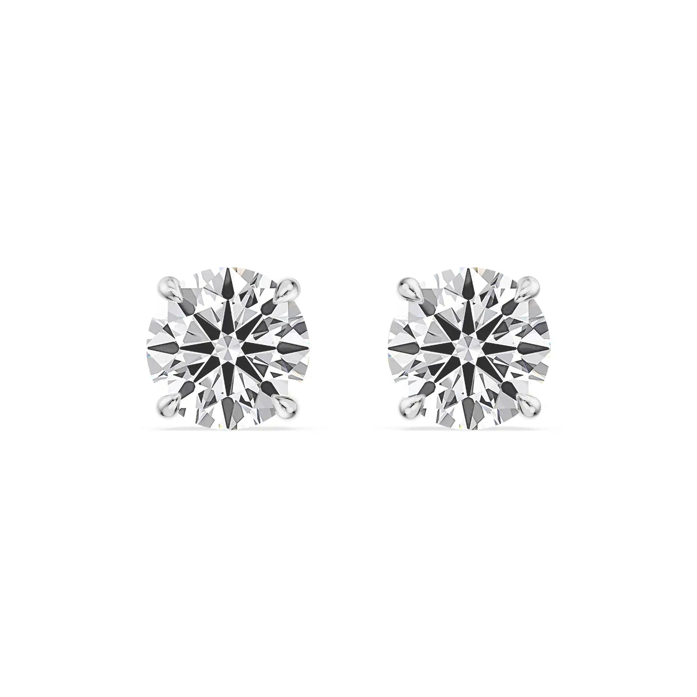 Brilliance Round Lab Grown Diamond Studs