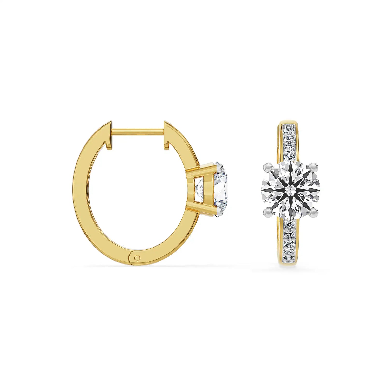 Magnolia Hearts & Arrows Lab Grown Diamond Hoops
Prospective view