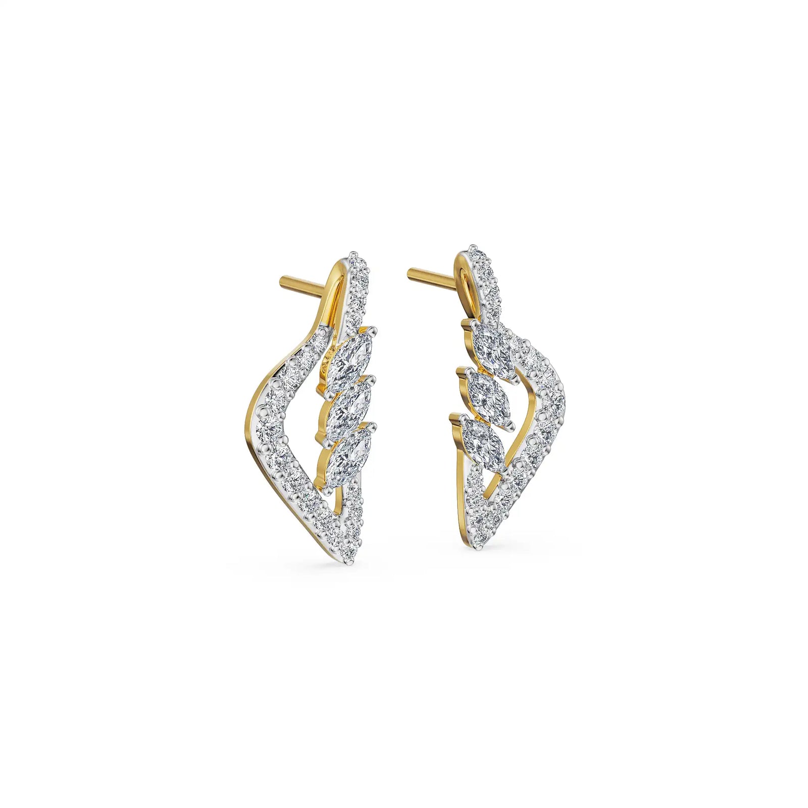 Prism Marquise Lab Grown Diamond Earrings