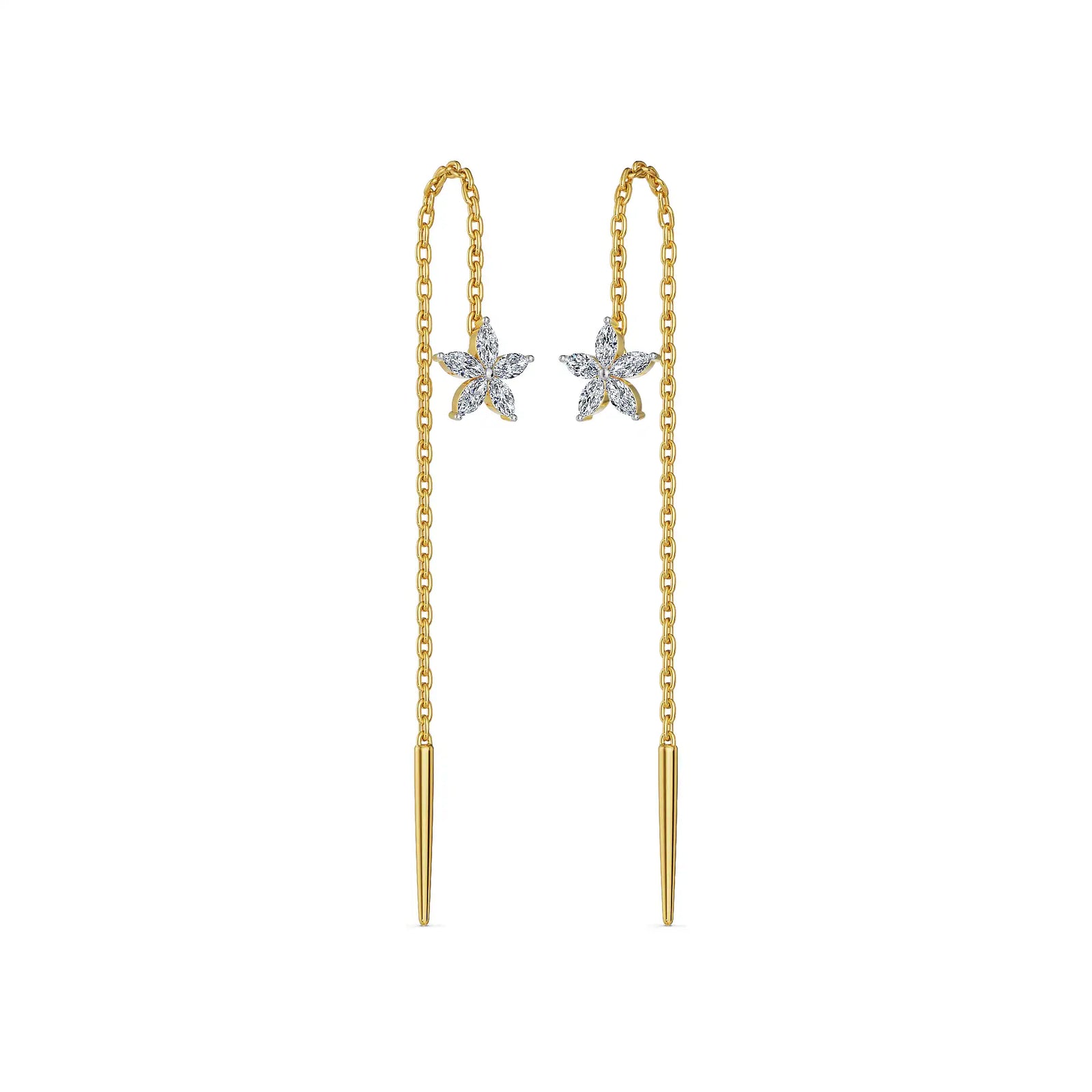 Marquise Sui Dhaga Lab Grown Diamond Earrings
Prospective View