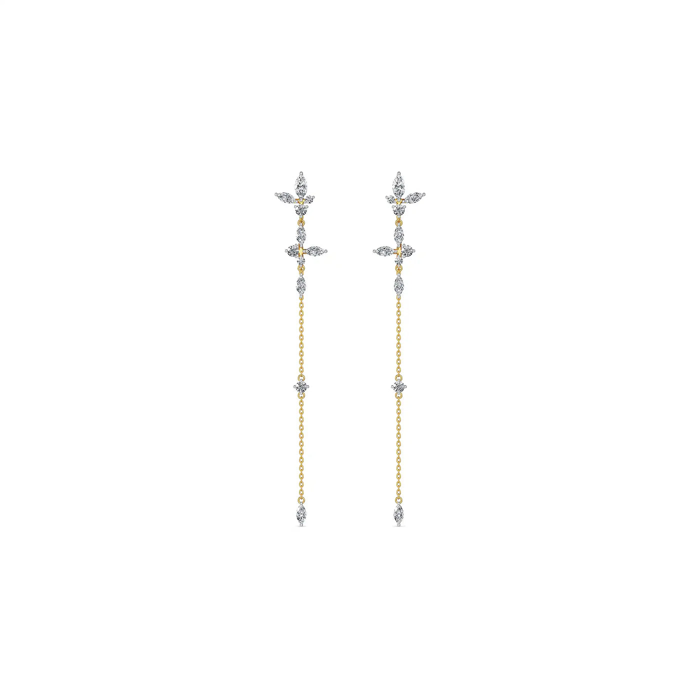 Lily Sui Dhaga Lab Grown Diamond Earrings