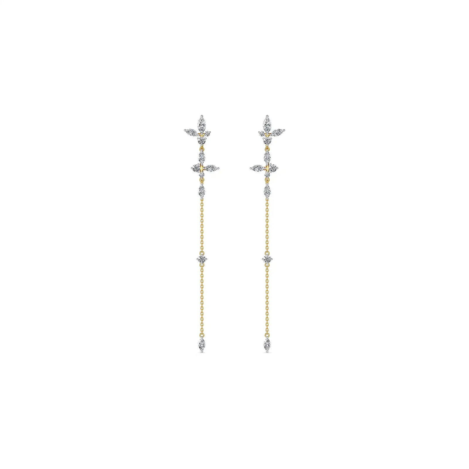 Lily Sui Dhaga Lab Grown Diamond Earrings