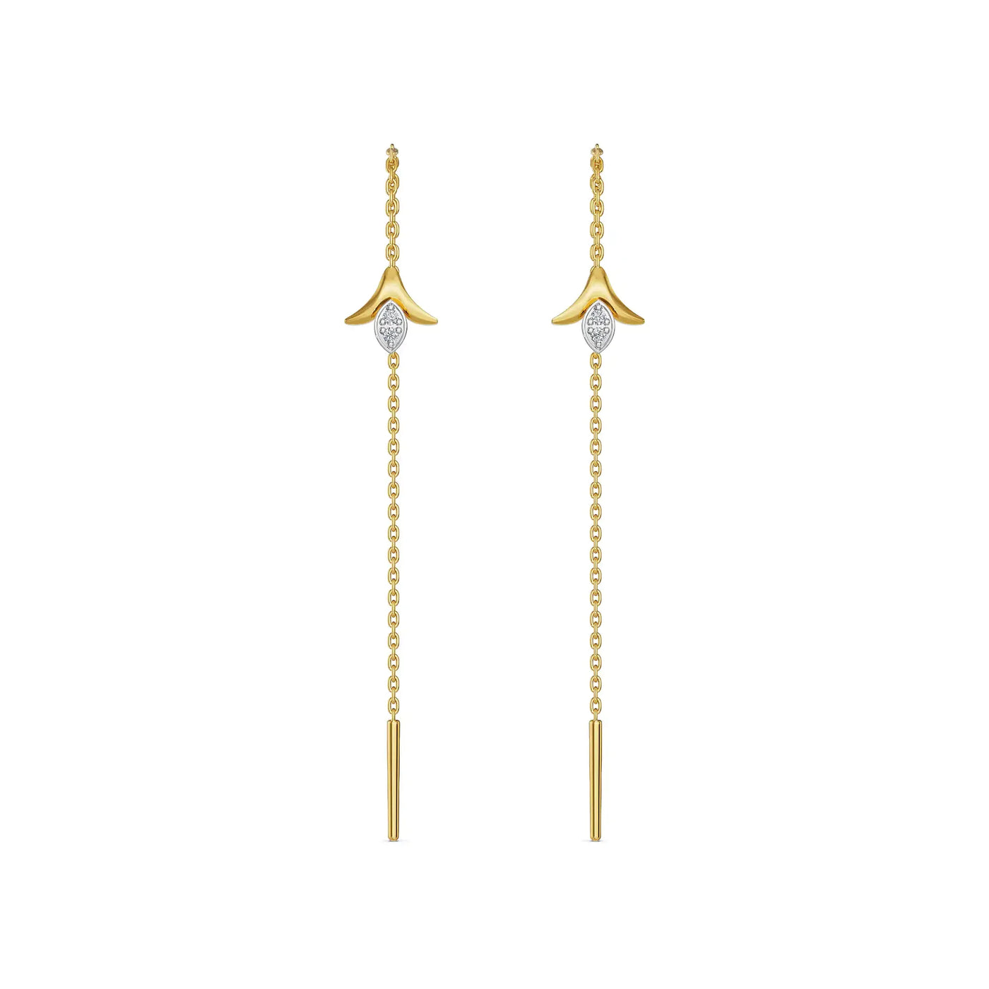 Sarayah Sui Dhaga Lab Grown Diamond Earrings