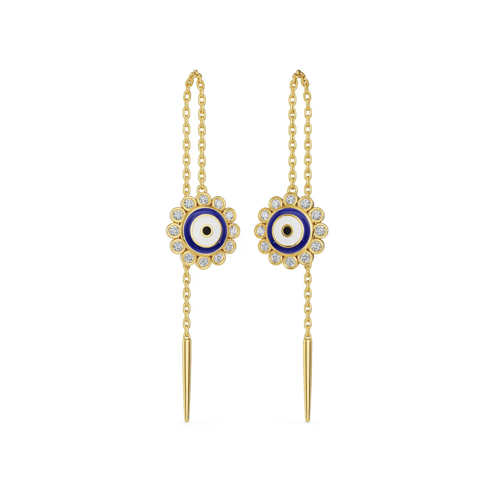 Evil Eye Sui Dhaga Lab Grown Diamond Earrings
Prospective View