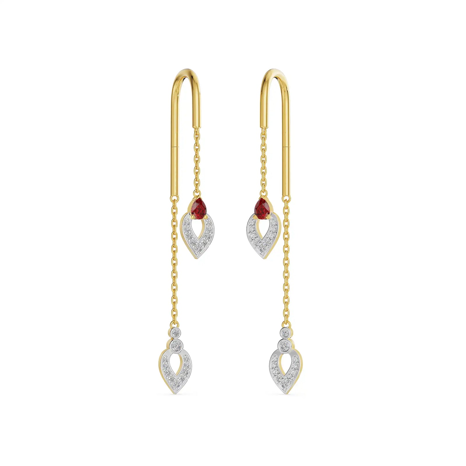 Rose Sui Dhaga Lab Grown Diamond Earrings
Prospective View