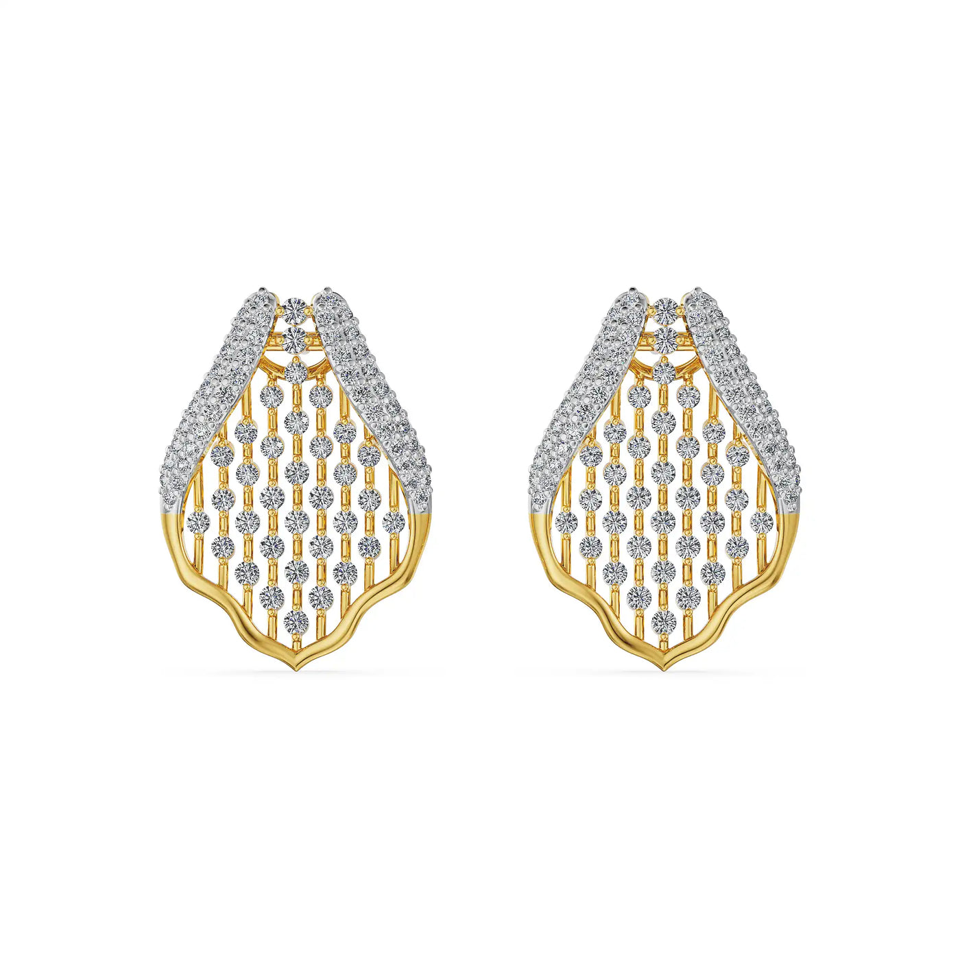 Honeycomb Glow Lab Grown Diamond Earrings