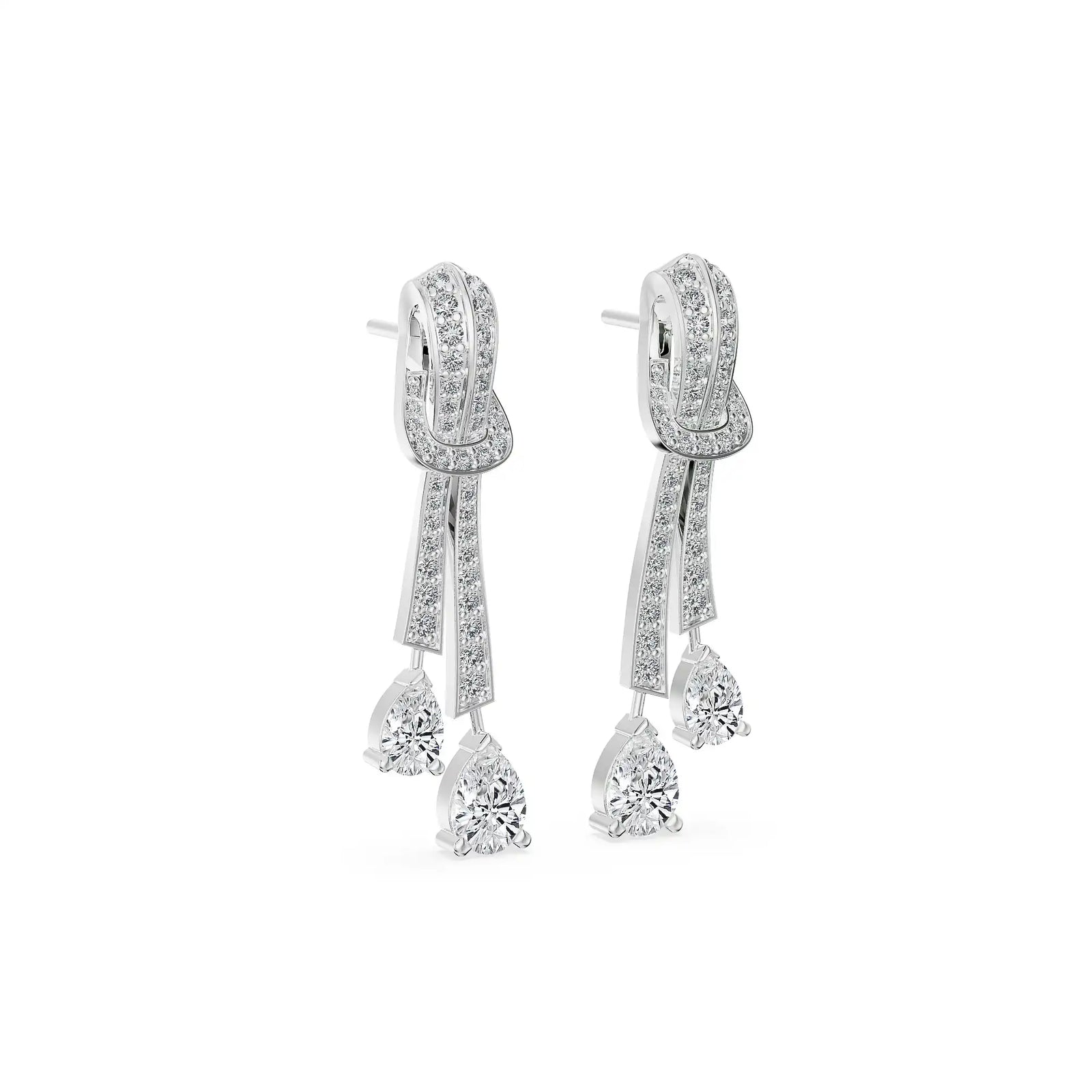 Knot Lab Grown Diamond Earrings