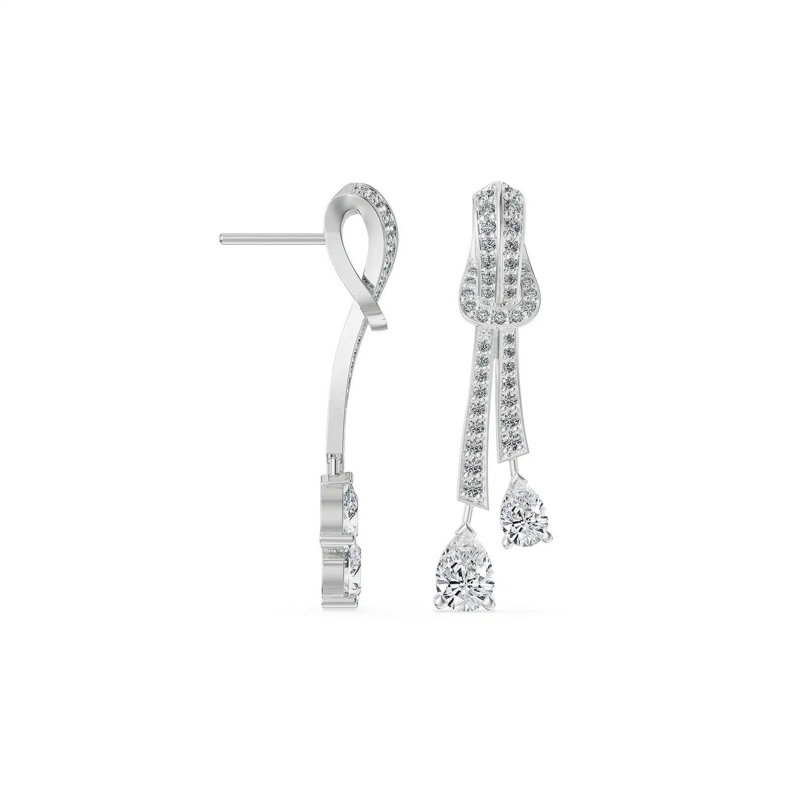 Knot Lab Grown Diamond Earrings