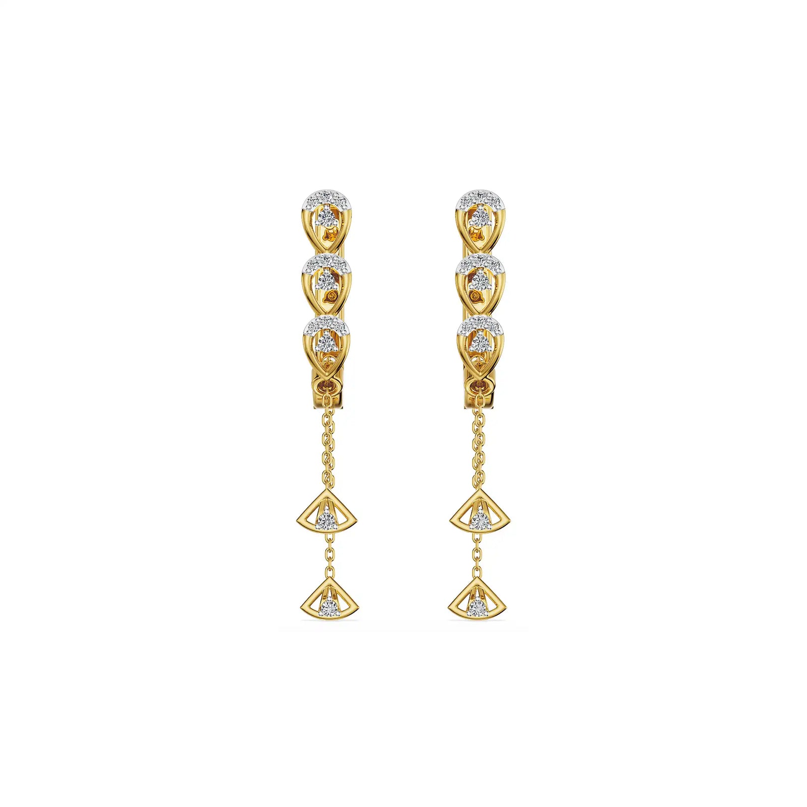 Flirt and Flow Lab Grown Diamond Earrings