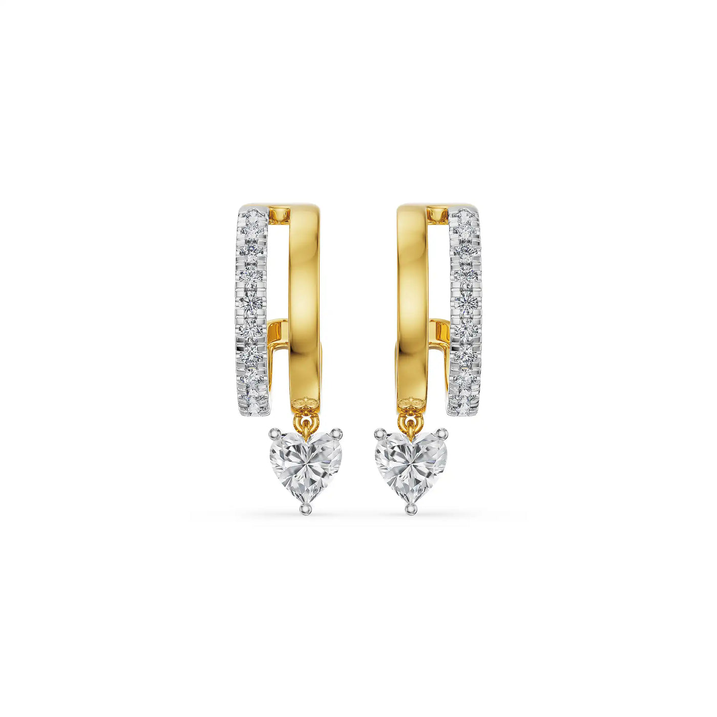 Subtle Sway Lab Grown Diamond Hoops