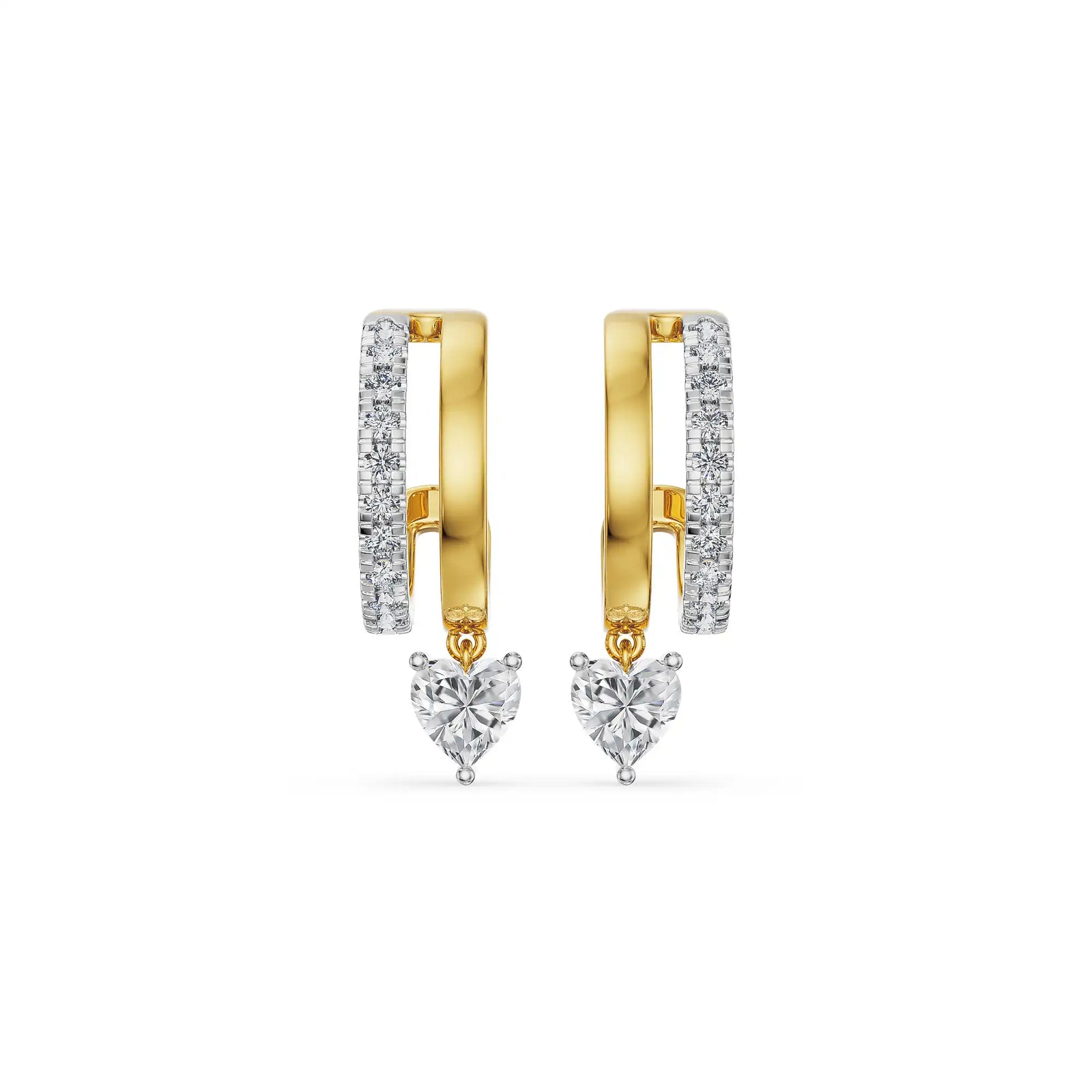 Subtle Sway Lab Grown Diamond Hoops