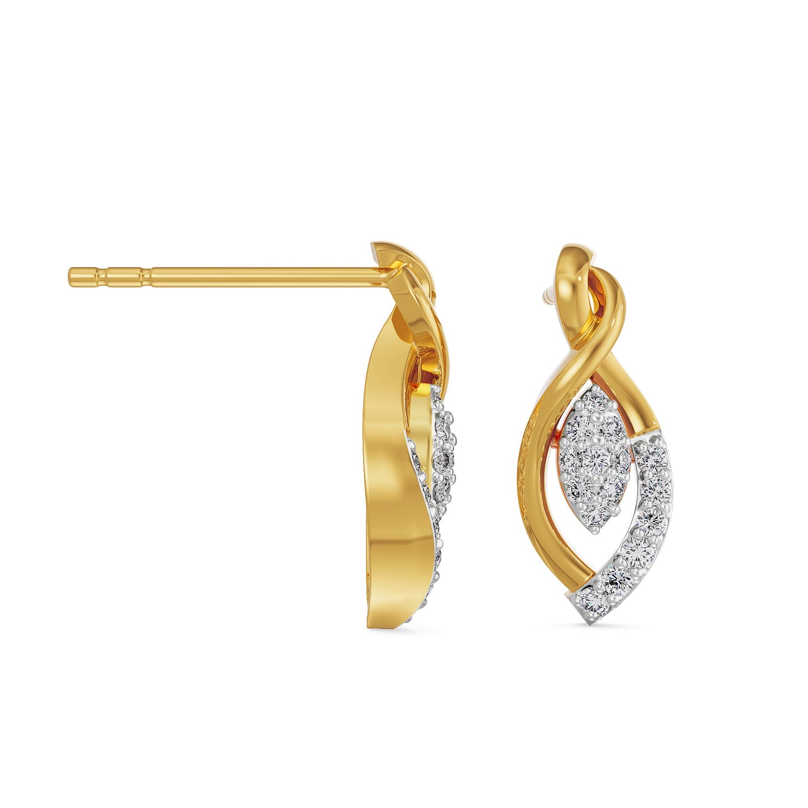 Diamond Dazzle Earrings Right view