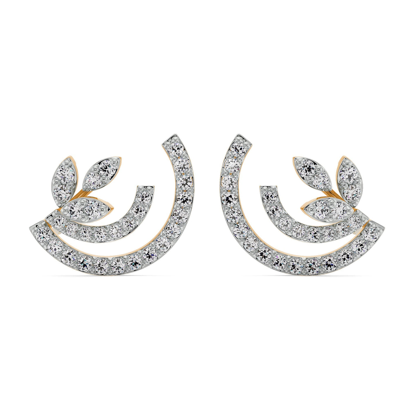 Glamorous Lab Grown Diamond Earrings 9KT
