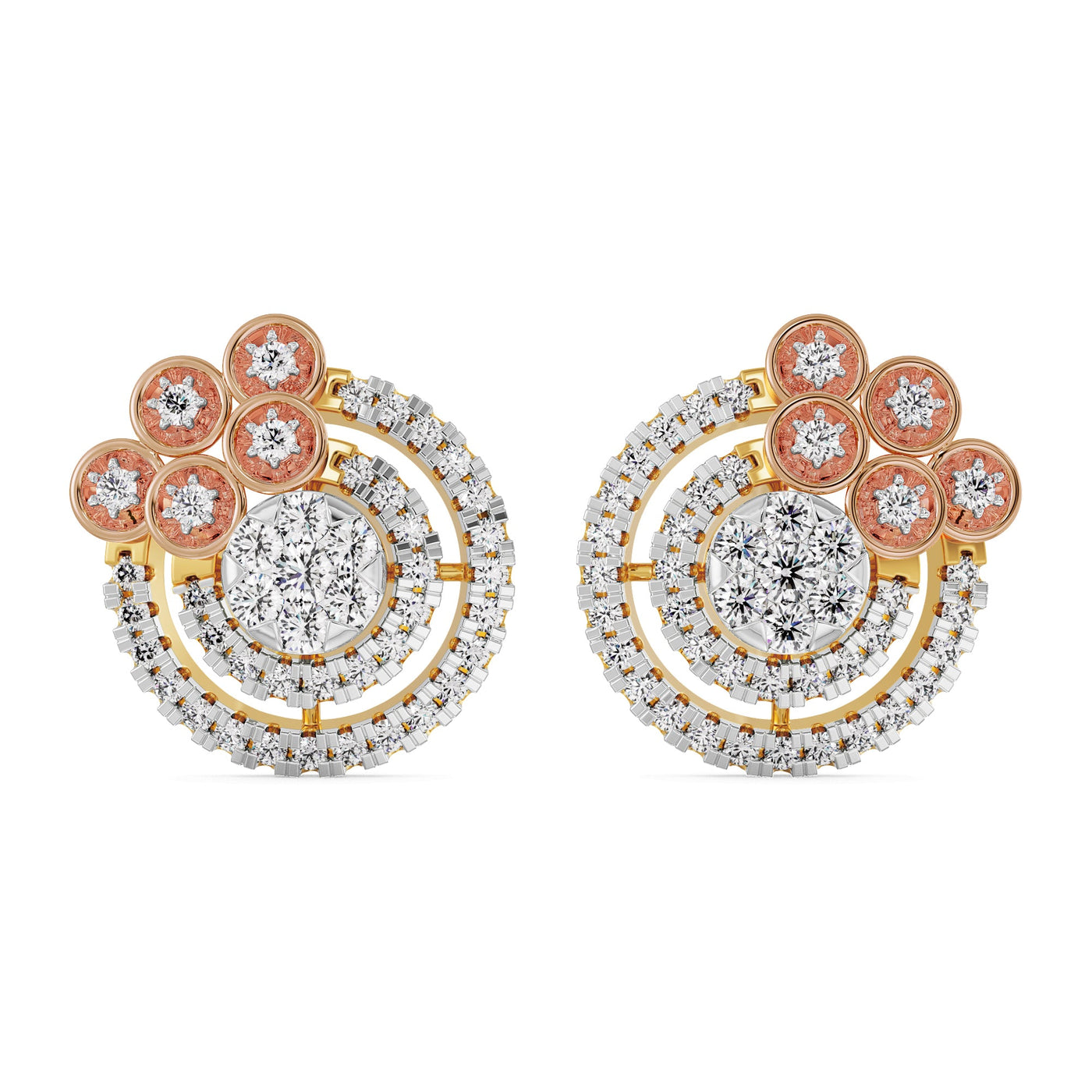 Shimmering Lab Grown Diamond Earrings