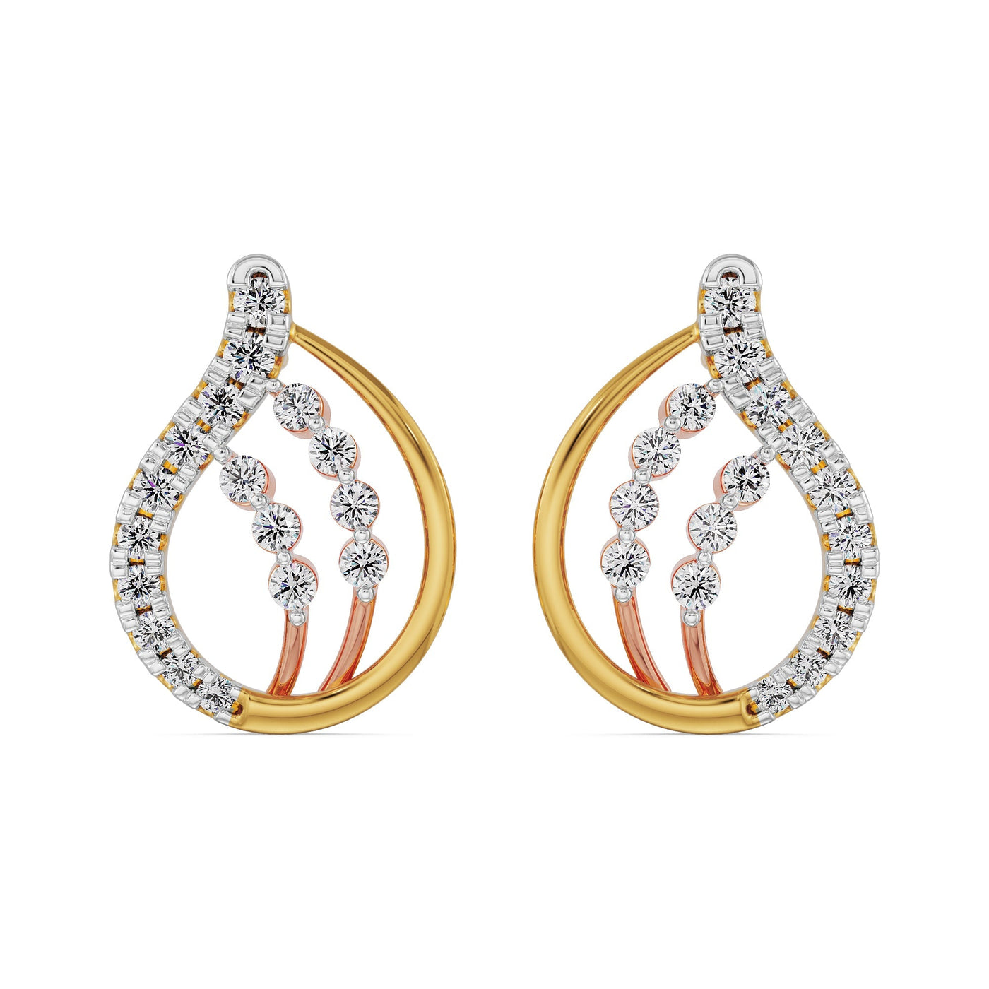 Dazzling Lab Grown Diamond Earrings 9KT