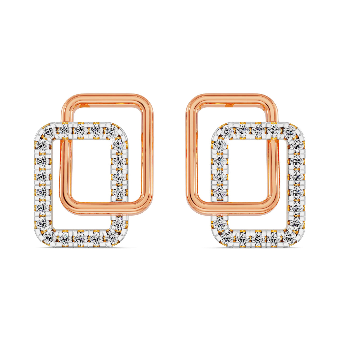 Cubic Lab Grown Diamond Earrings