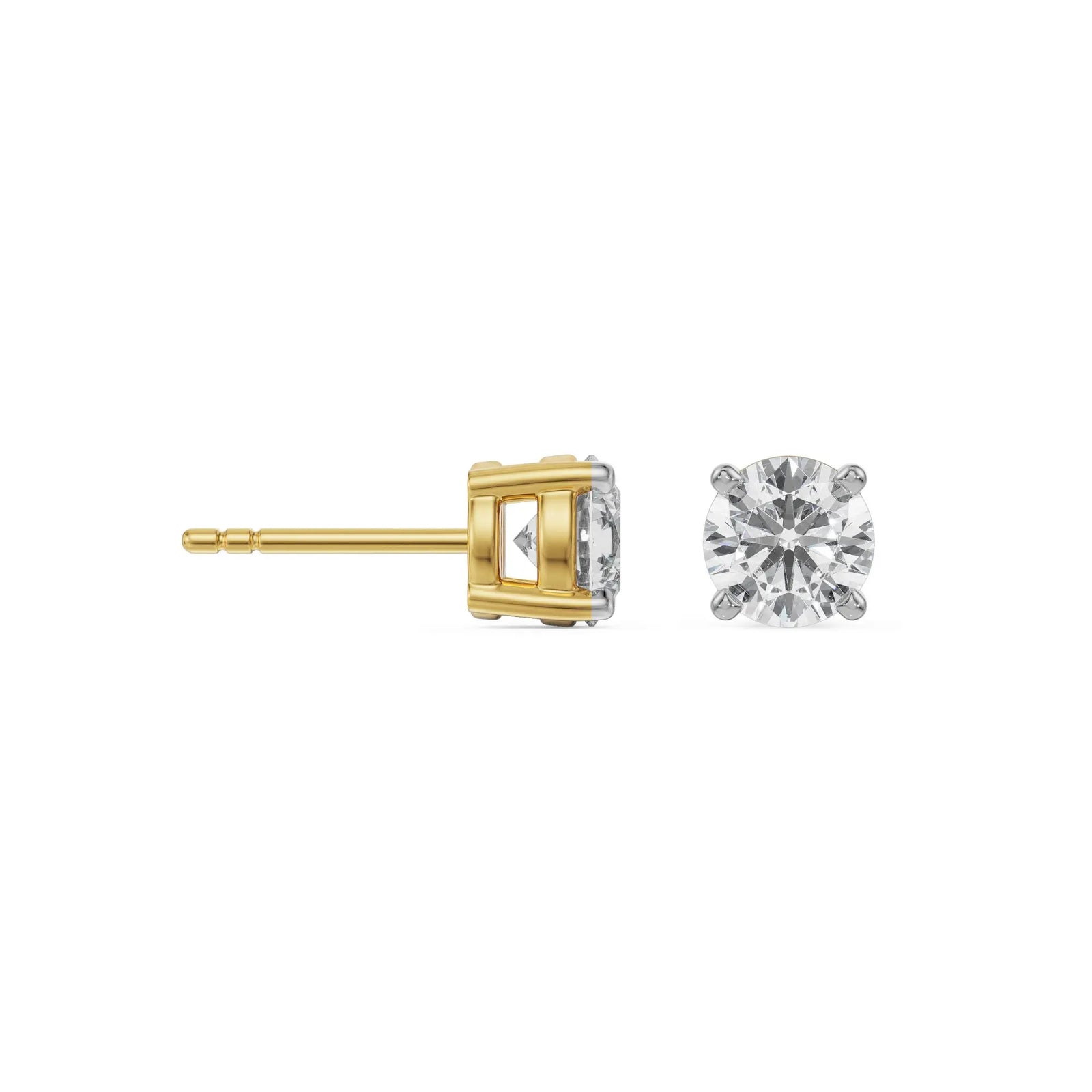 0 25 CT Lab Grown Diamond Solitaire Studs_in-stock