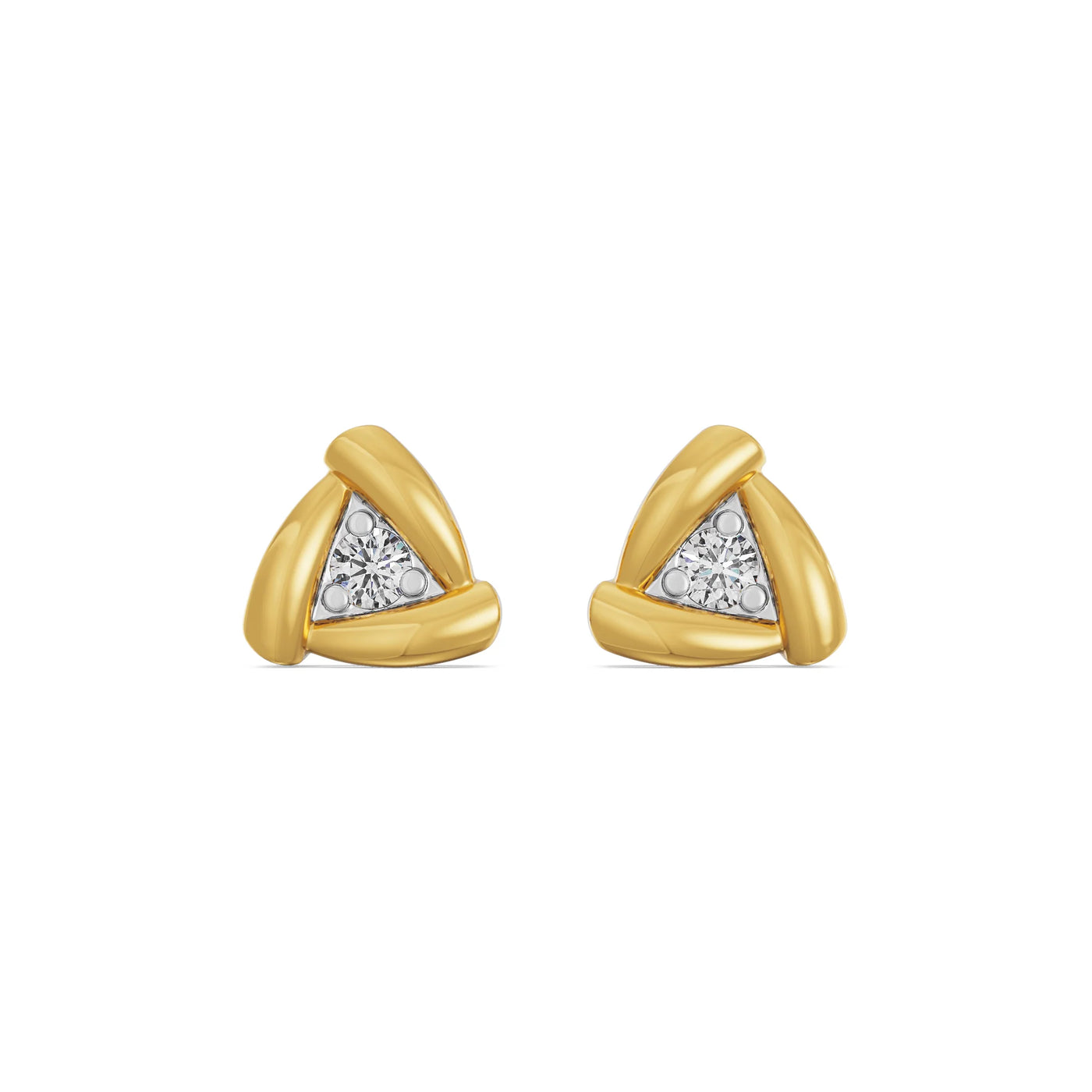 Triangle Lab Grown Diamond Studs