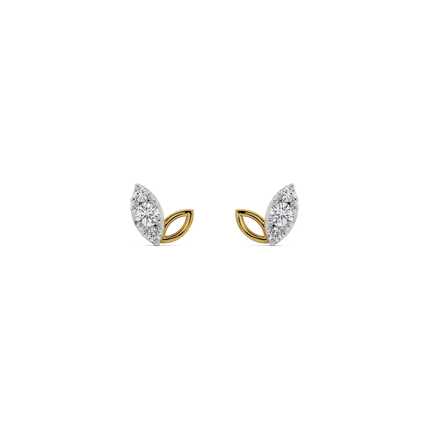 Duo Marquise Lab Grown Diamond Studs 9KT