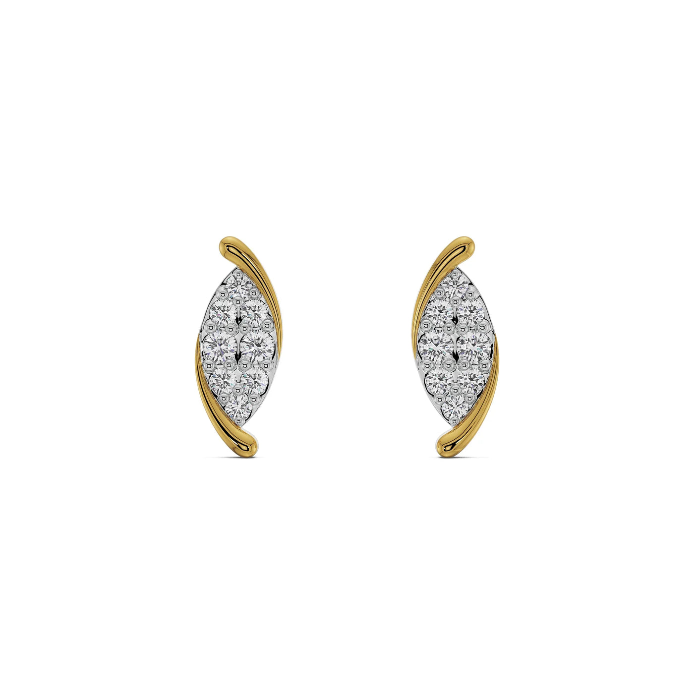 Radiant Glow Lab Grown Diamond Studs 9KT