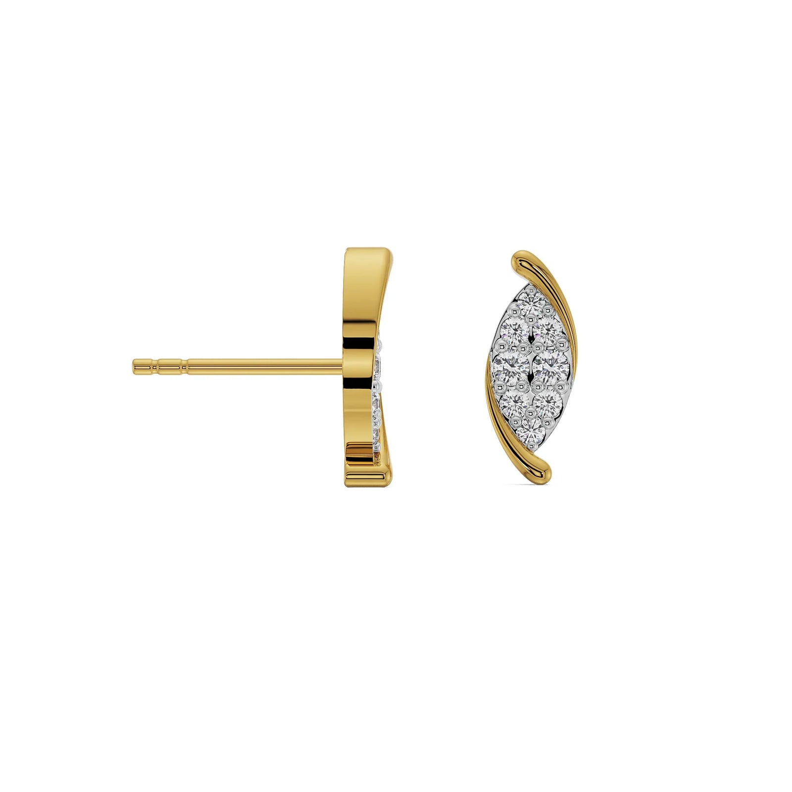Radiant Glow Lab Grown Diamond Studs_in-stock