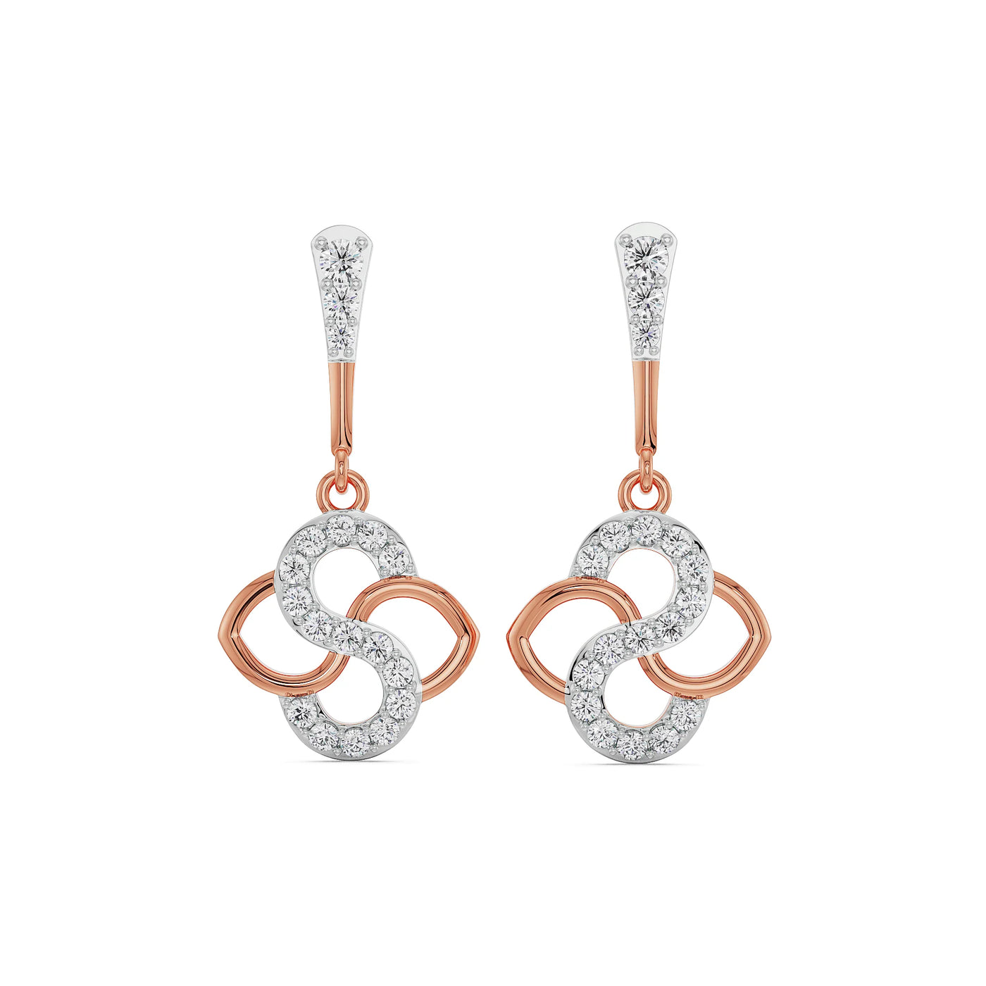 S-Curve Brilliance Lab Grown Diamond Studs