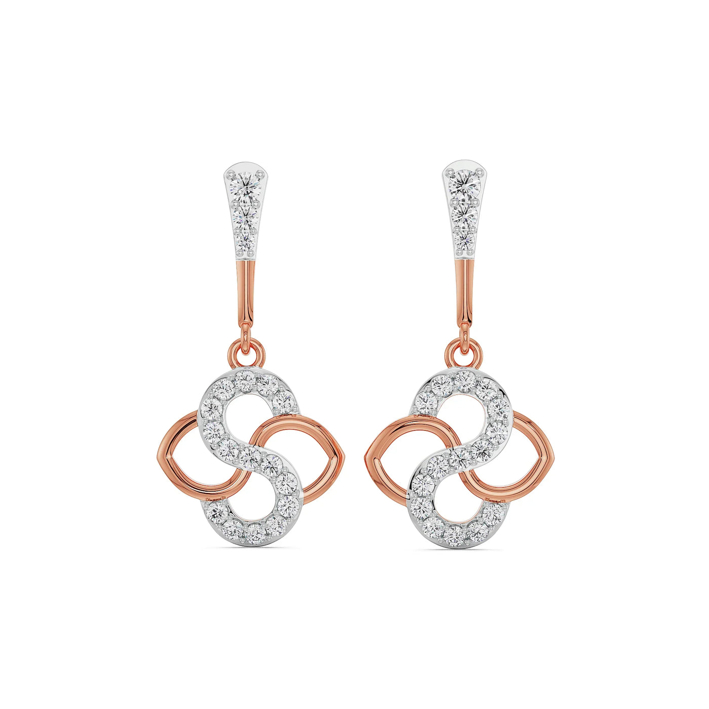 S-Curve Brilliance Lab Grown Diamond Studs 9KT