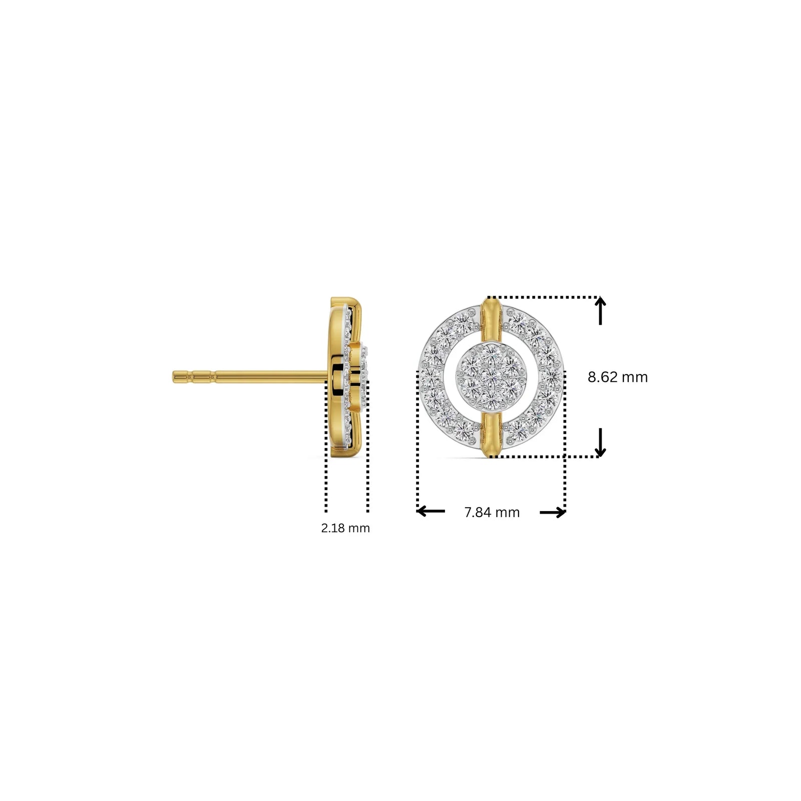 In the Loop Lab Grown Diamond Studs 9KT