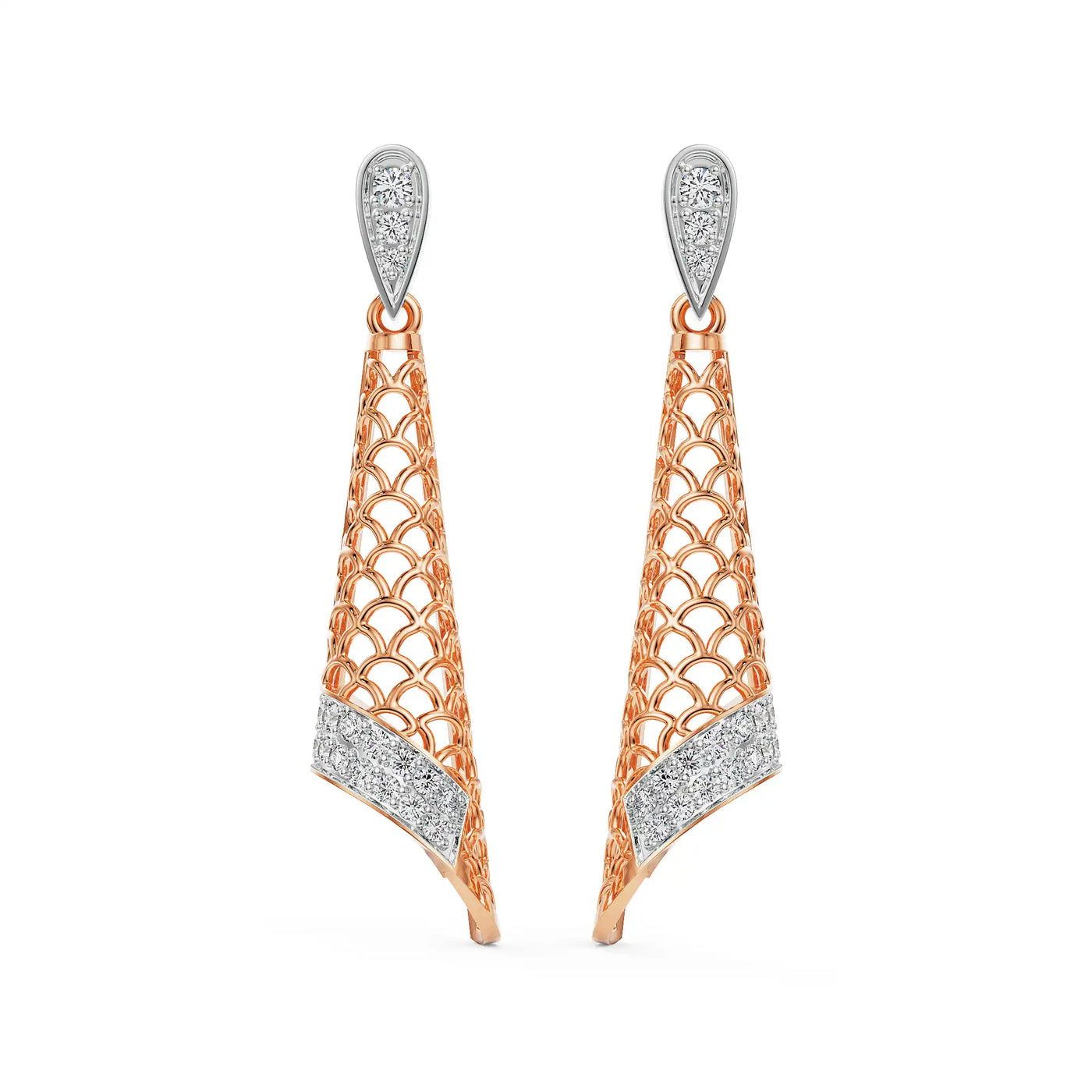 Lab-Grown Opulent Diamond Drop Earrings