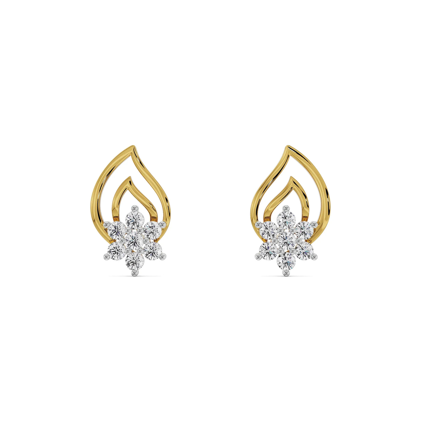 Petal Prestige Lab Grown Diamond Earrings 9KT