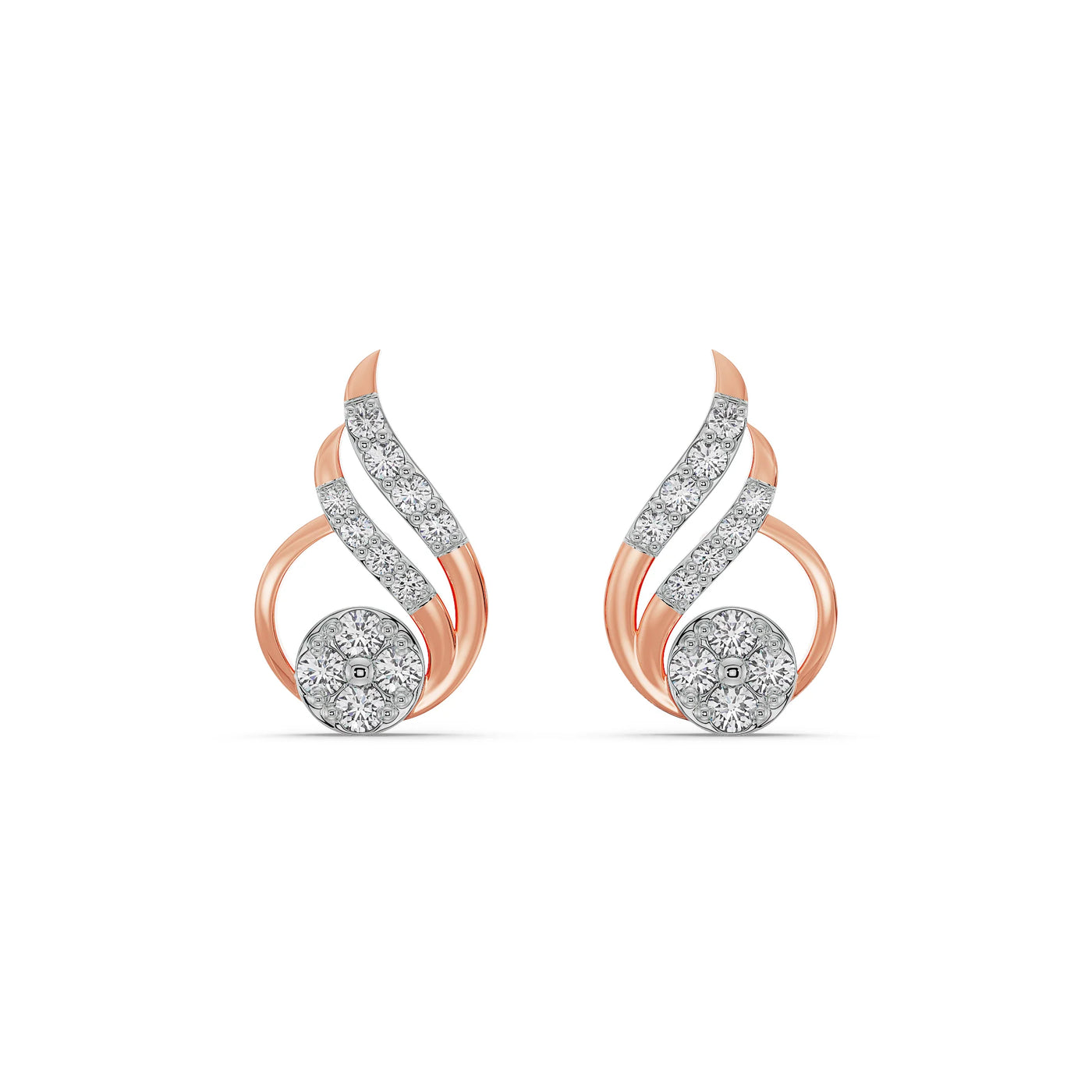 Fern Lab Grown Diamond Earrings