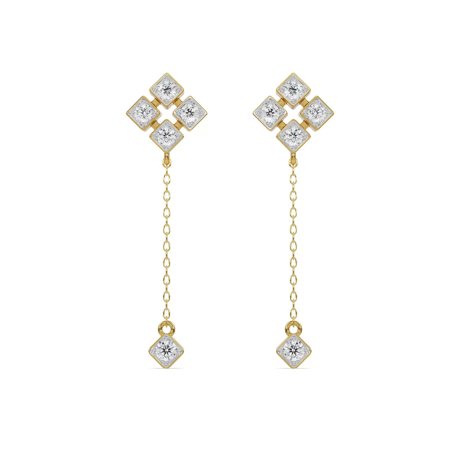 Gleaming Sui Dhaga Earrings Front View