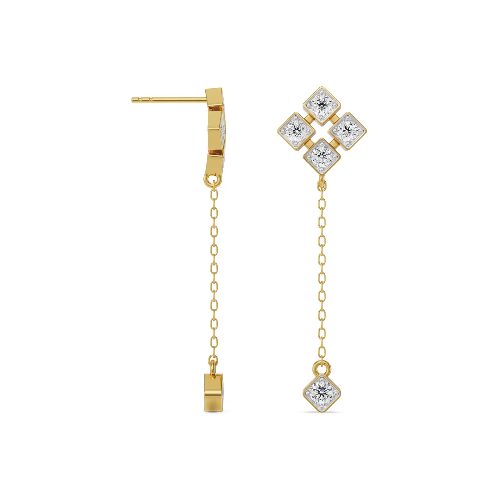 Gleaming Sui Dhaga Earrings Prospective View