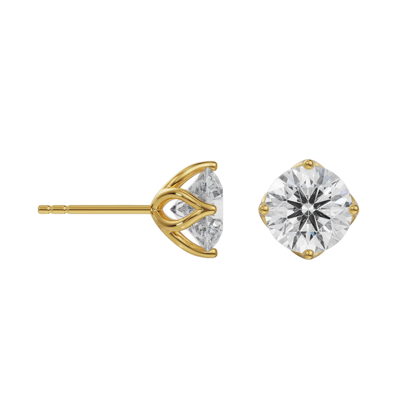 1.5 CT Timeless Lab Grown Diamond Solitaire Studs