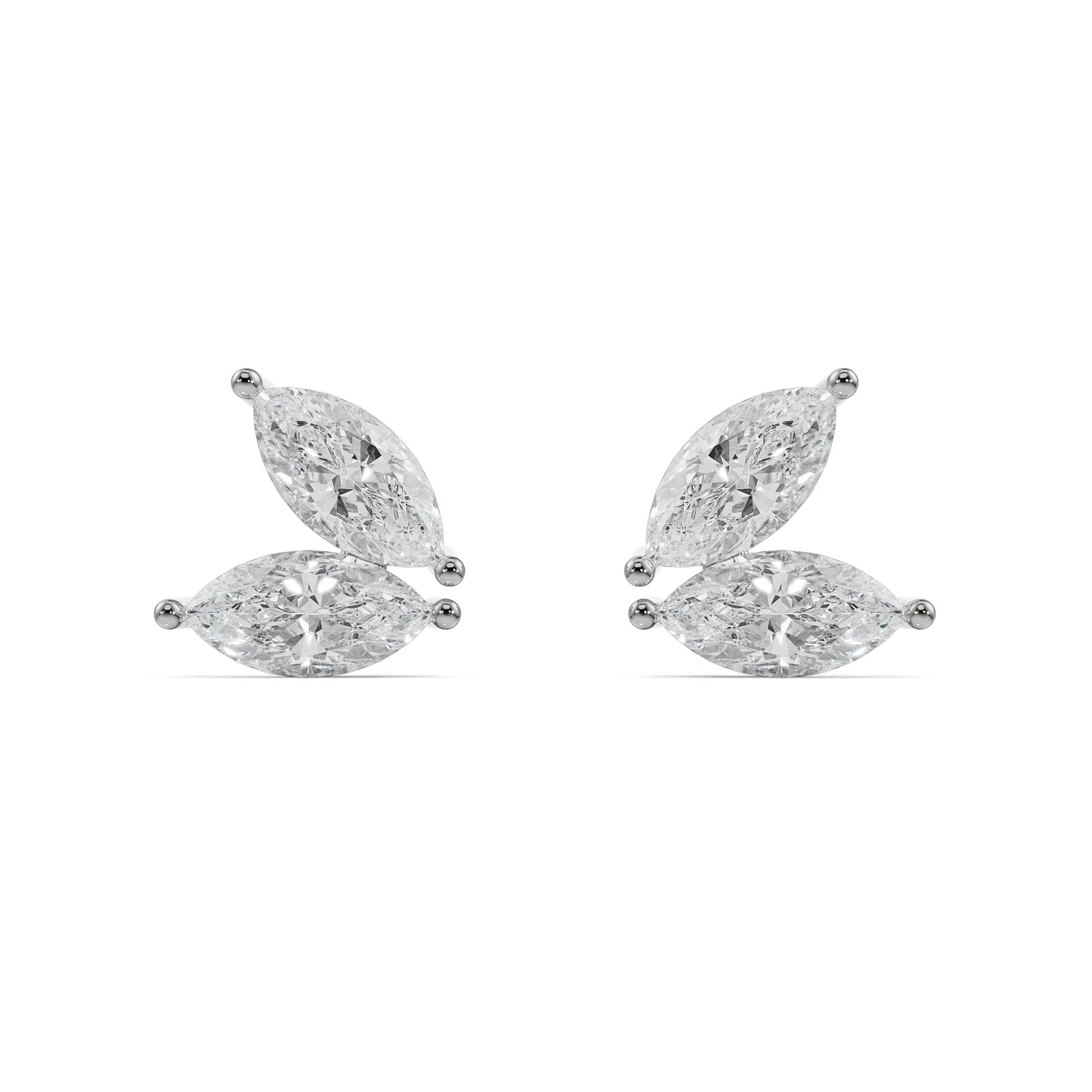Butterfly Marquise Lab Grown Diamond Studs_in-stock