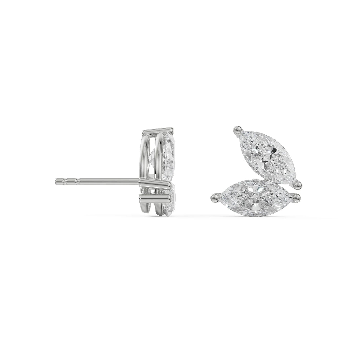 Butterfly Marquise Lab Grown Diamond Studs_in-stock