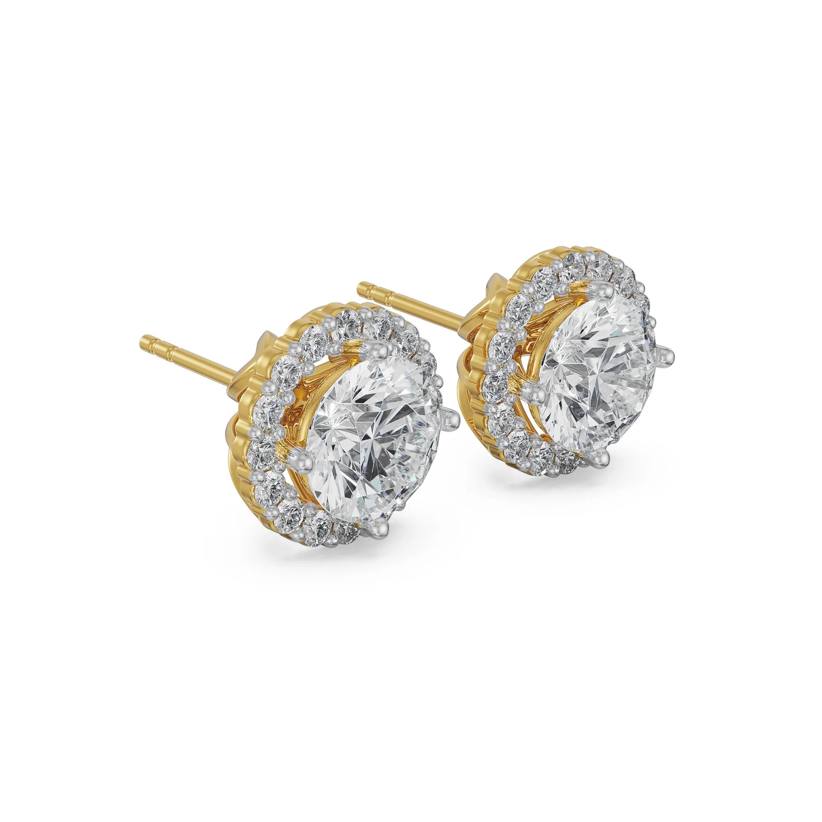 0 5 CT Halo Round Lab Grown Diamond Solitaire Studs_in-stock