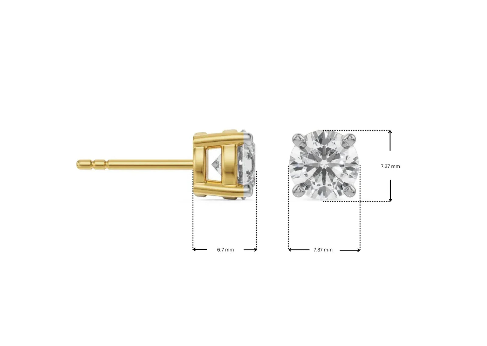 1 5 CT Stunning Lab Grown Diamond Studs_in-stock
