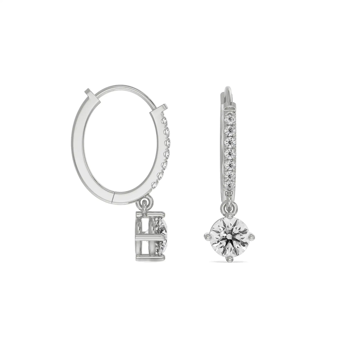 Jisora Drop Lab Grown Diamond Earrings