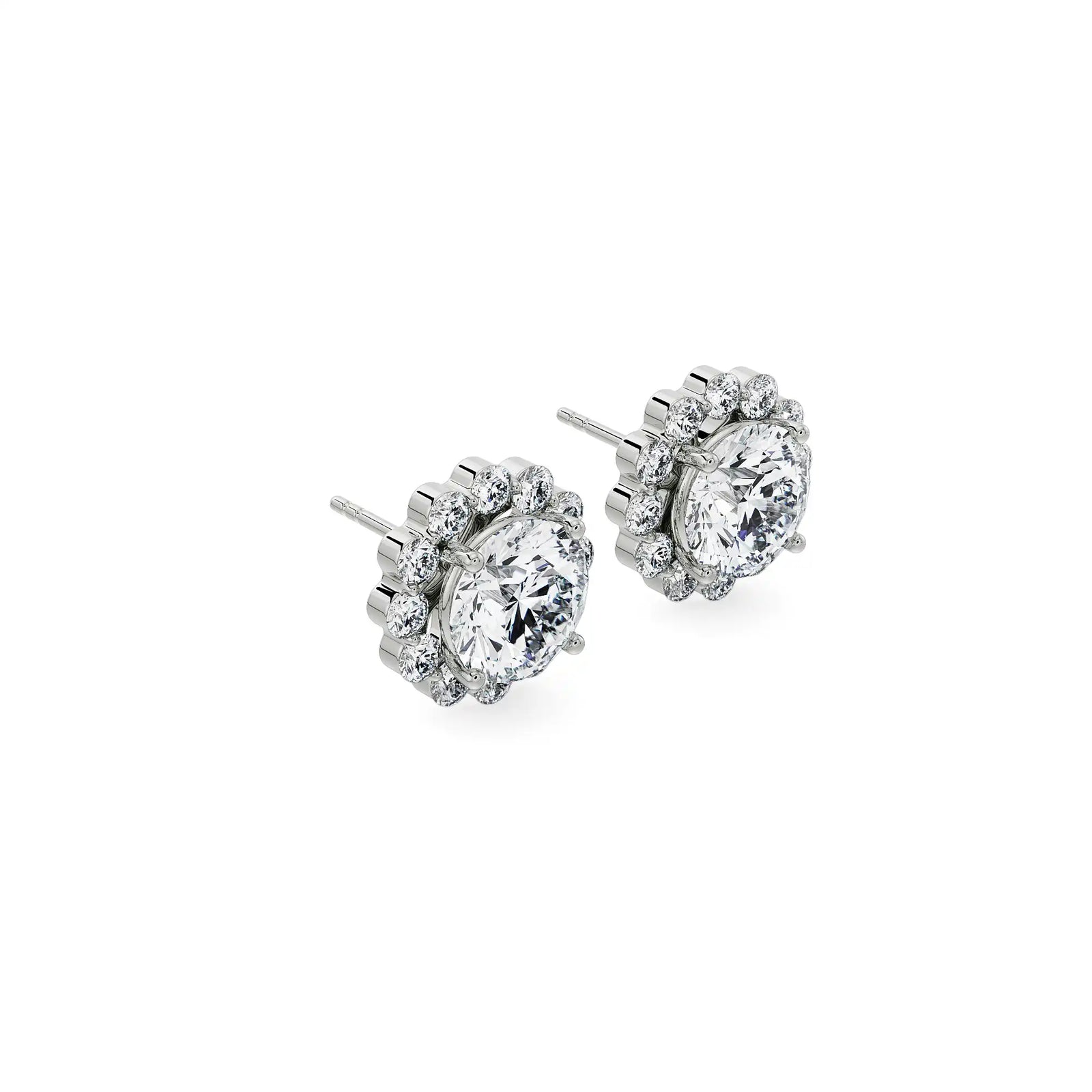 1 CT Sunflower Detachable Lab Diamond Studs_in-stock