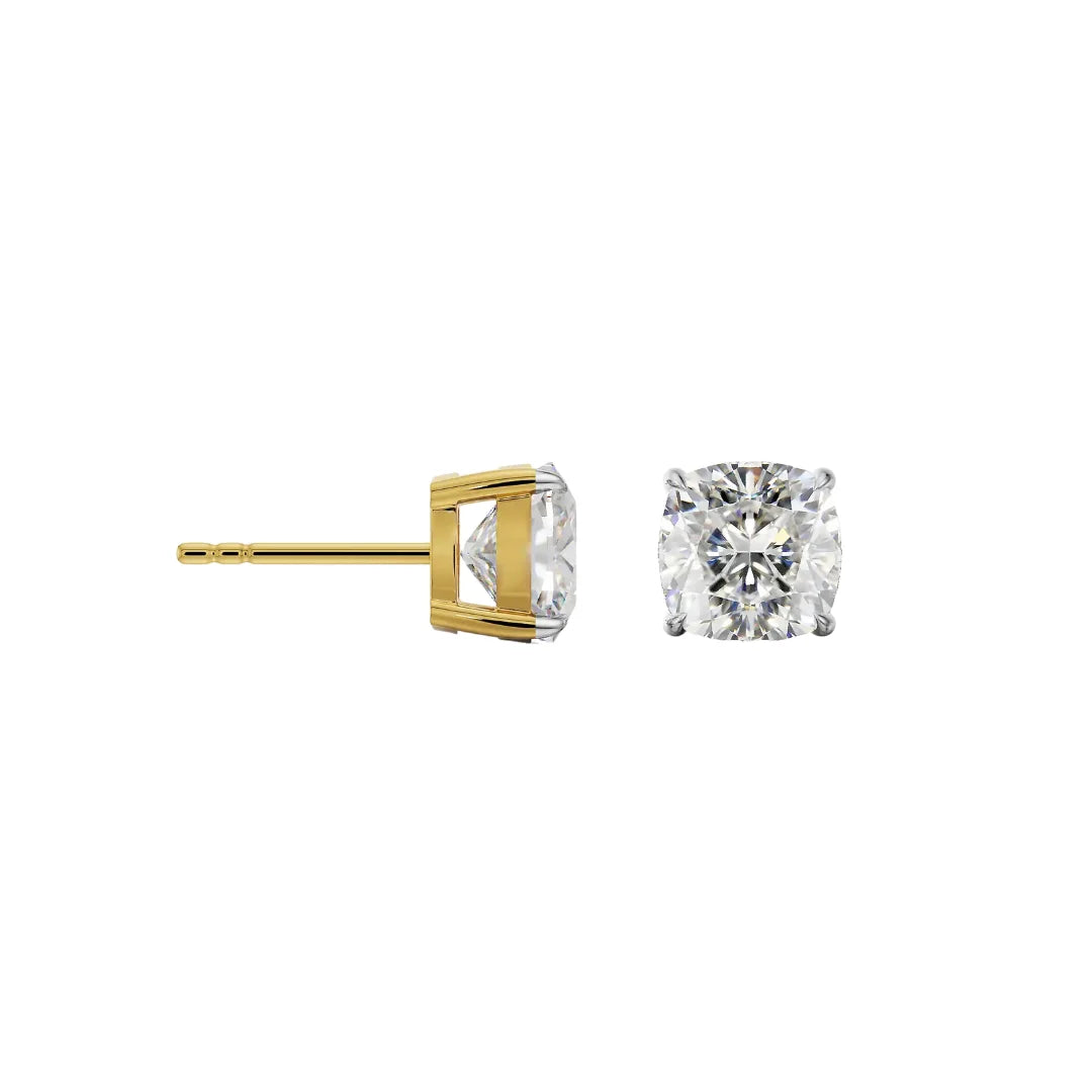 0 50 CT Cushion Lab Grown Diamond Studs_in-stock