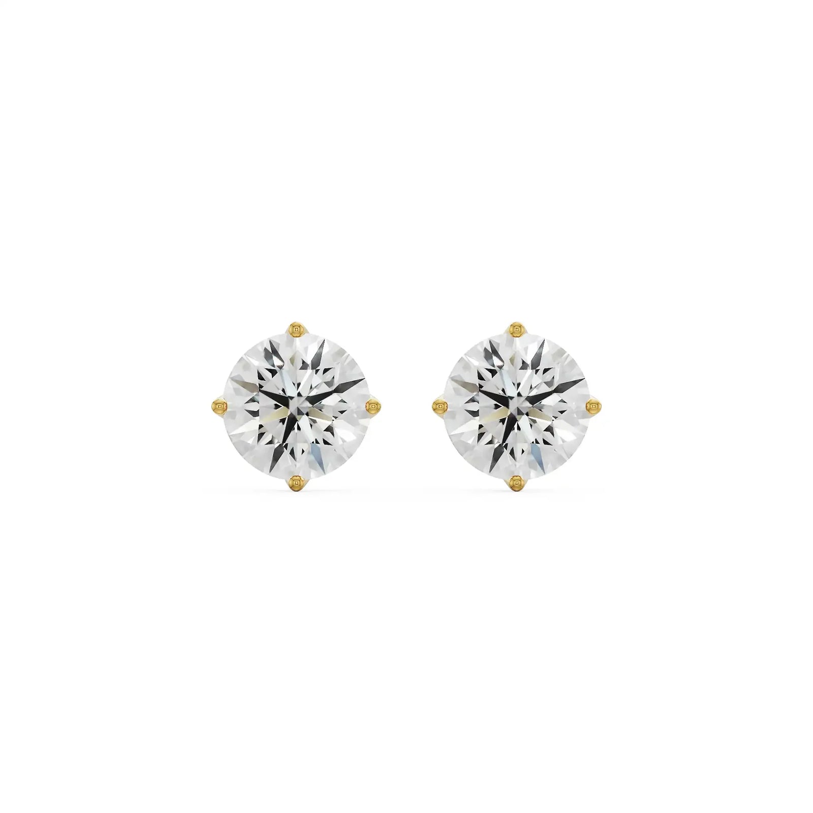 0.5 CT Lyla Blooming Diamond Studs Front View